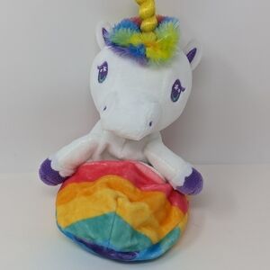 Hallmark Unicorn Rainbow Reversable Plush Inside Out